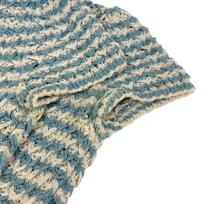 Chanel Dress 36 S Light Blue Ivory Cotton — view 6