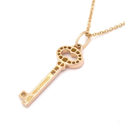 Tiffany & Co Necklace Mini Vintage Pink Gold Diamond — view 3