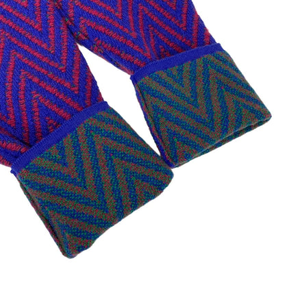 Chanel Dress 36 S Blue Red Green Cashmere — view 7