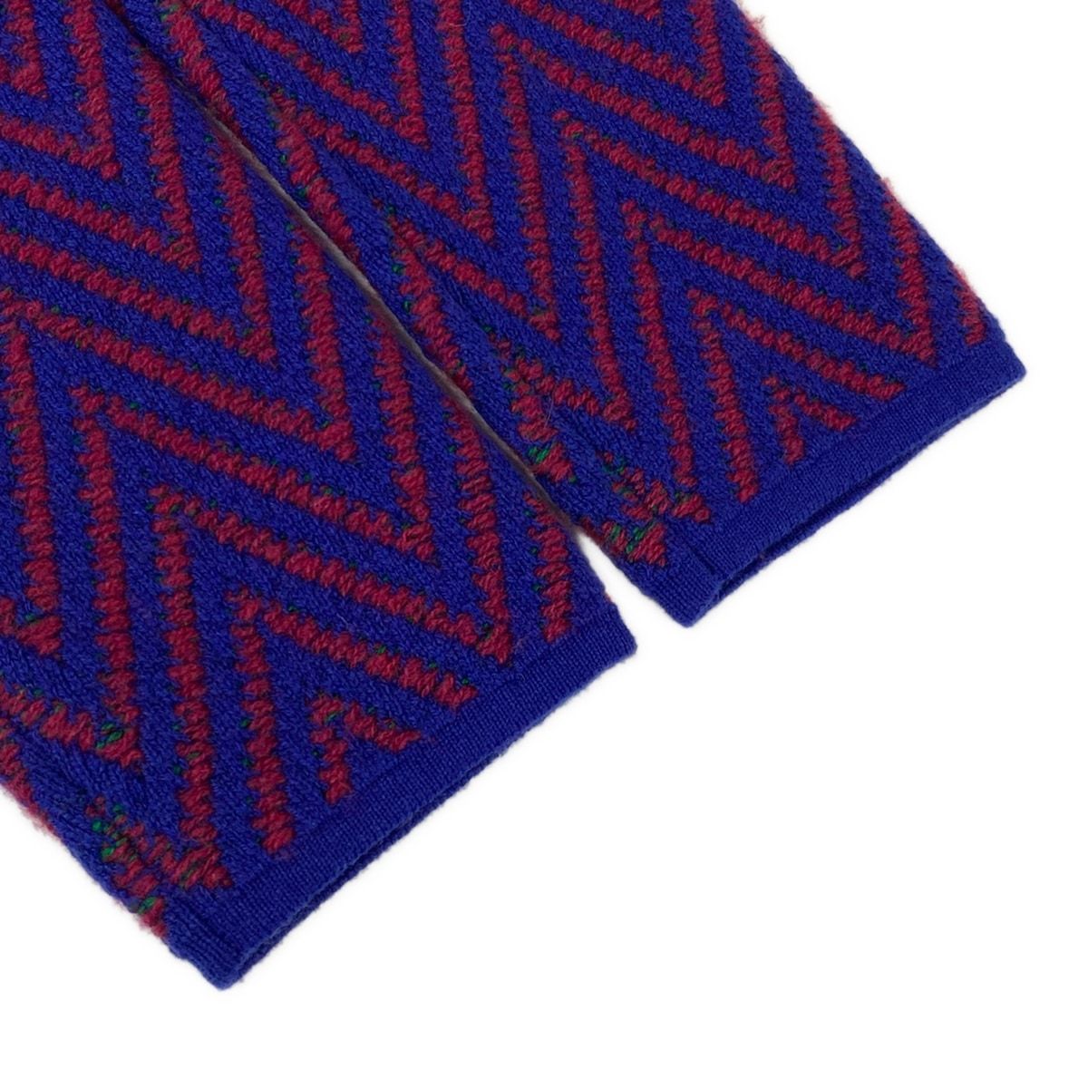 Chanel Dress 36 S Blue Red Green Cashmere — view 6