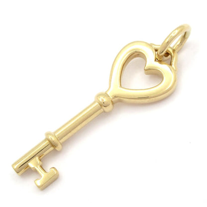 Tiffany & Co Pendant Top Heart Key 18k Yellow Gold