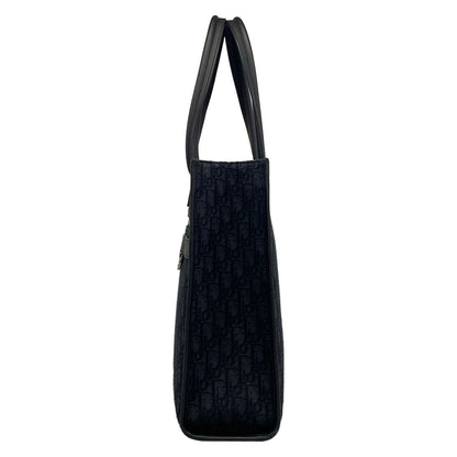 Dior Tote Safari Navy Black White Leather — view 4