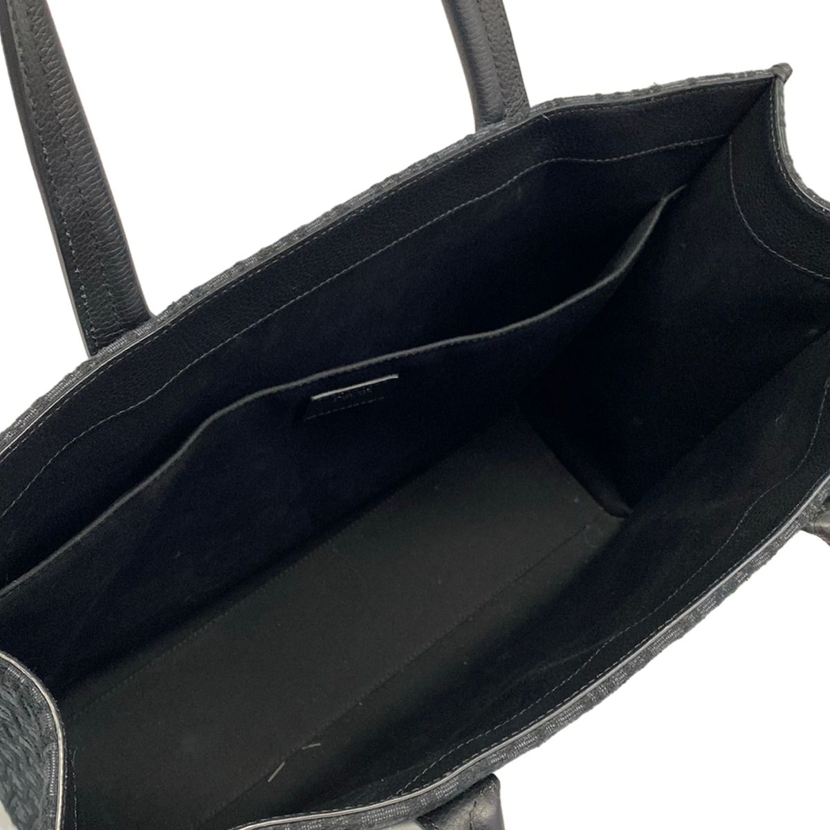 Dior Tote Safari Navy Black White Leather — view 7