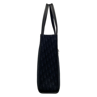 Dior Tote Safari Navy Black White Leather — view 2