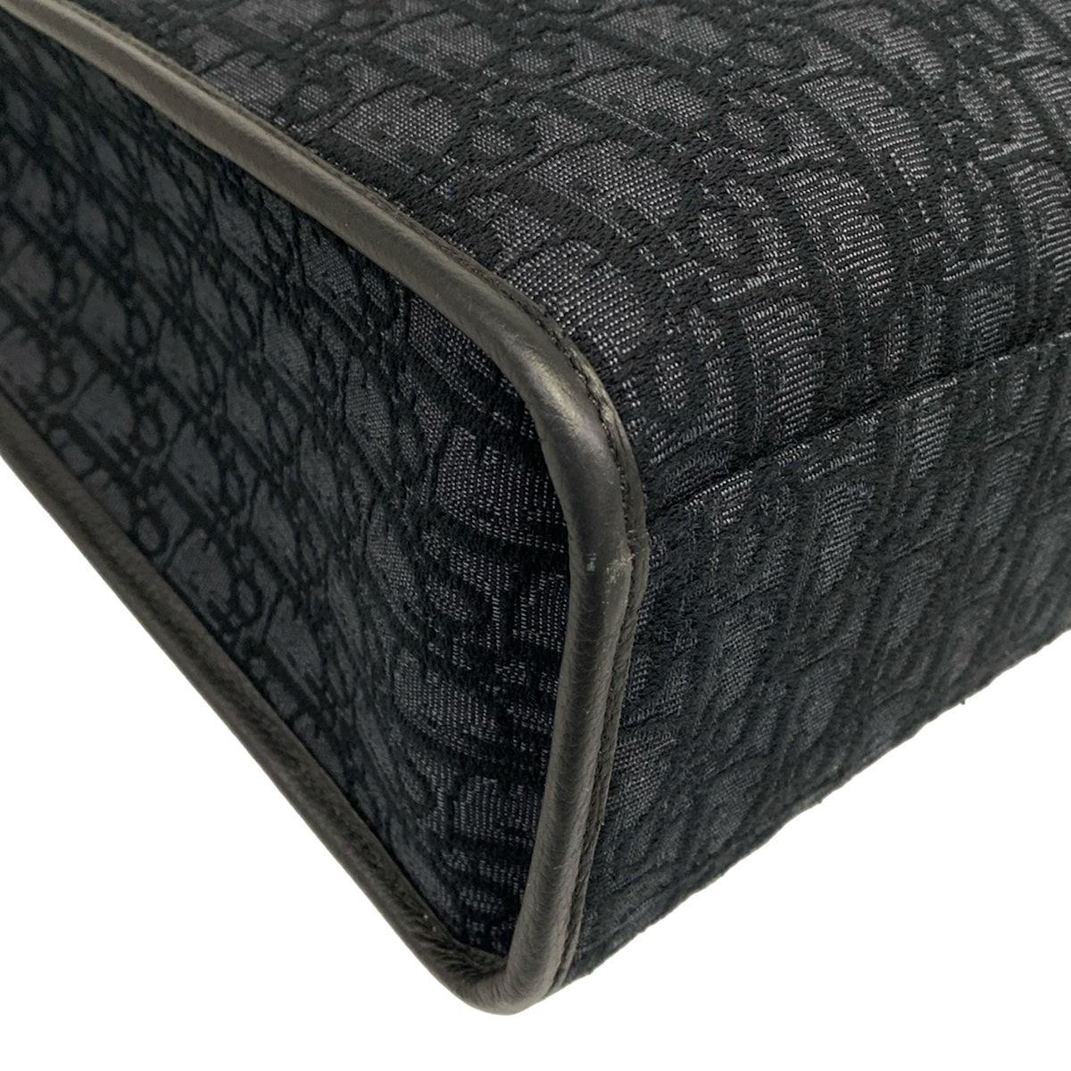 Dior Tote Safari Navy Black White Leather — view 6