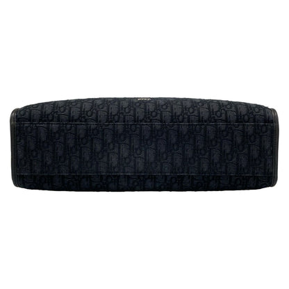 Dior Tote Safari Navy Black White Leather — view 5