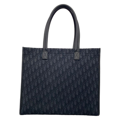 Dior Tote Safari Navy Black White Leather — view 3