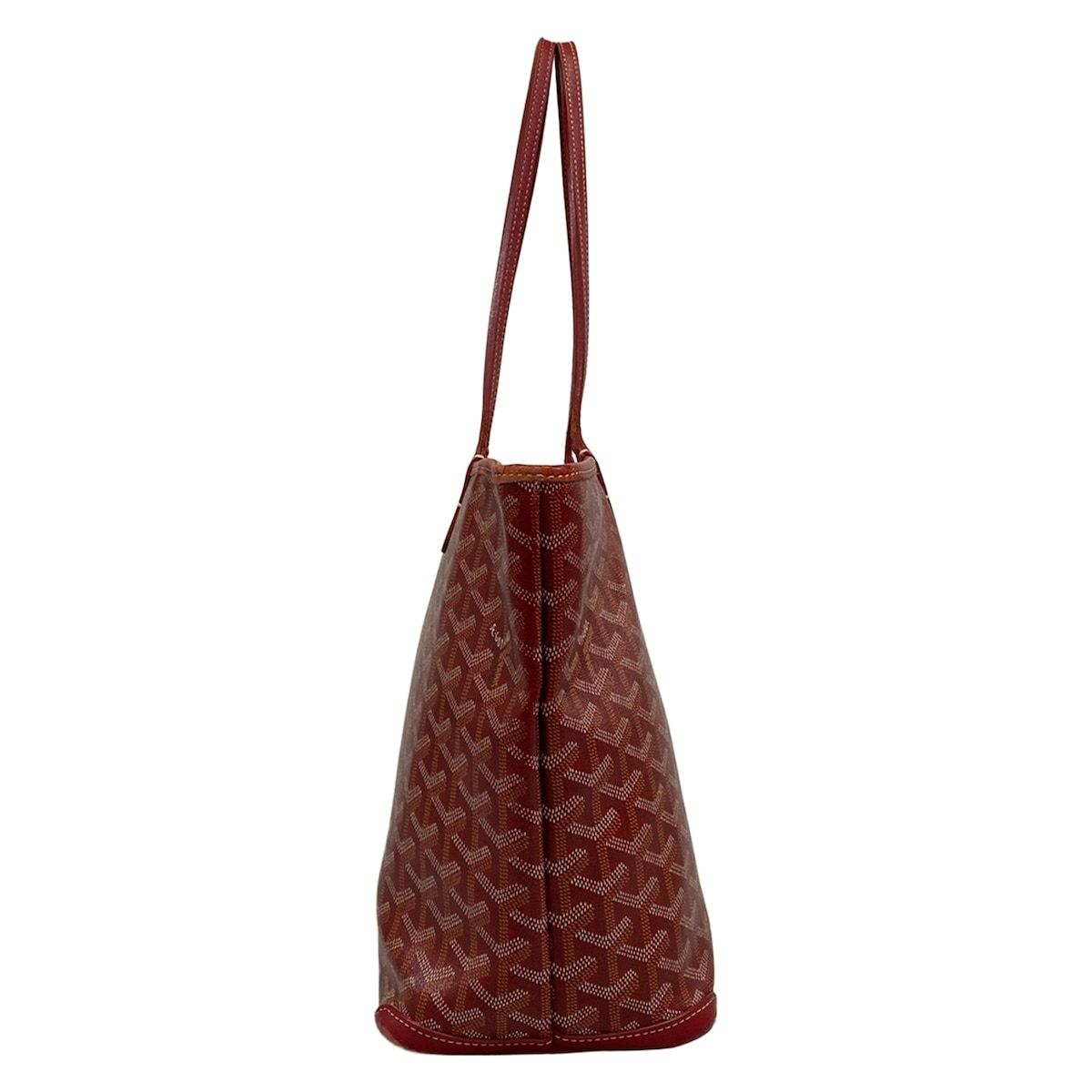 Goyard Shoulder Bag Artois PM Red Leather — view 2