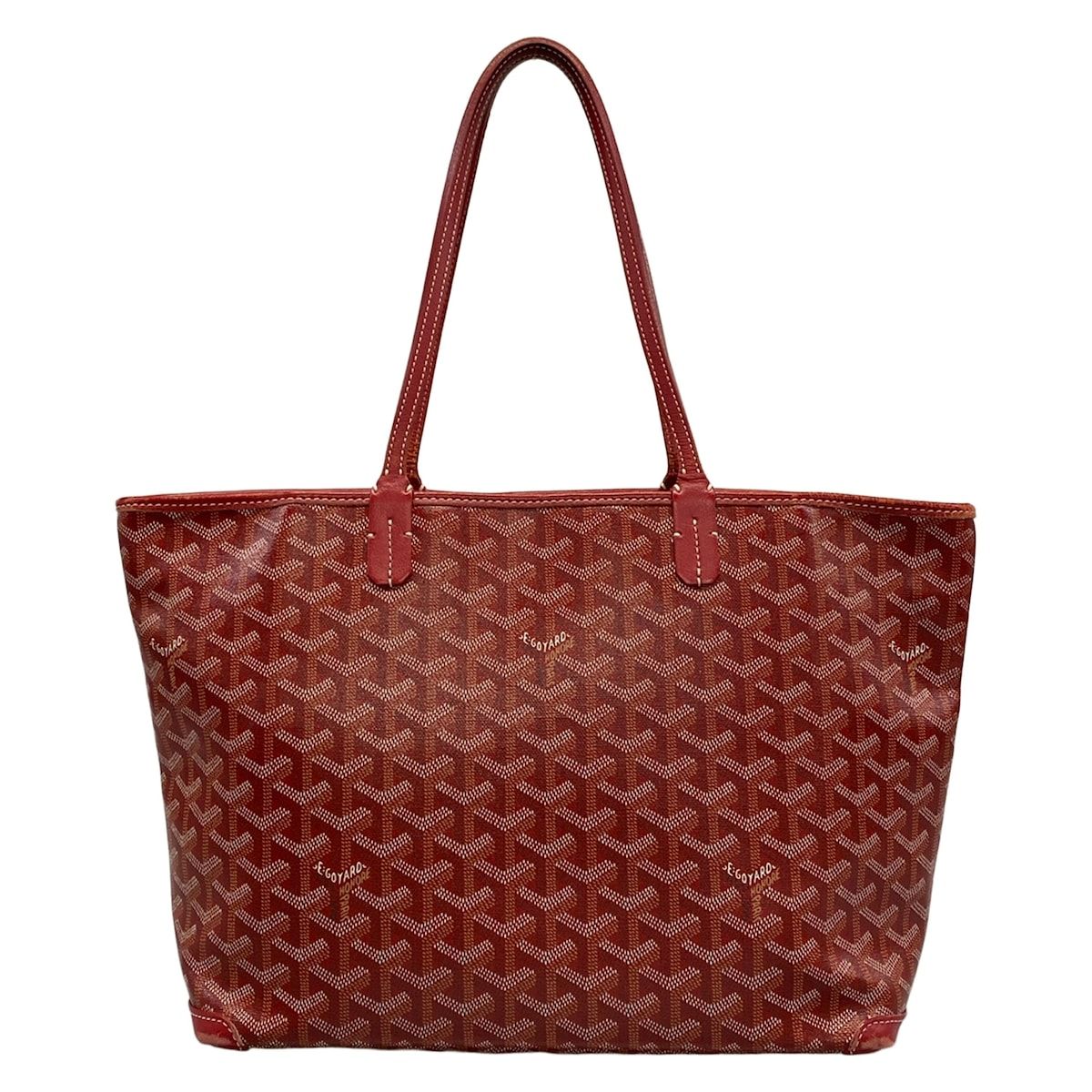 Goyard Shoulder Bag Artois PM Red Leather — view 3