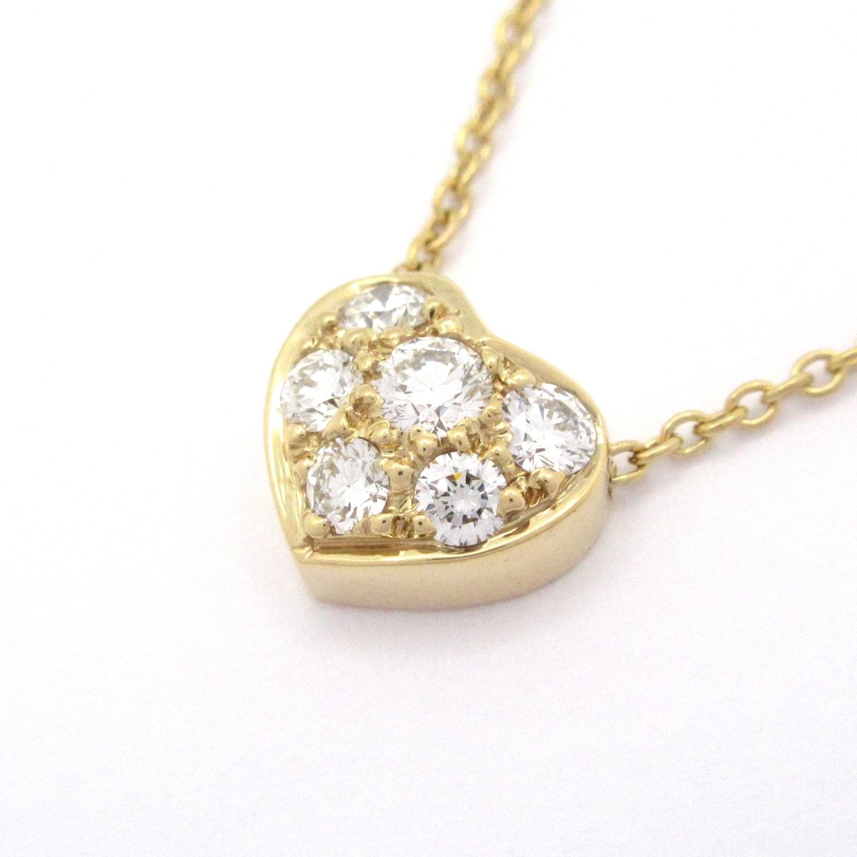 Tiffany & Co Necklace Friendship 18k Yellow Gold Diamond Pave