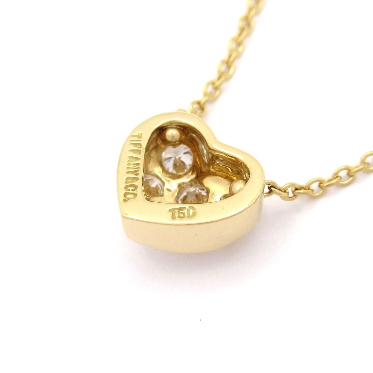 Tiffany & Co Necklace Friendship 18k Yellow Gold Diamond Pave — view 3