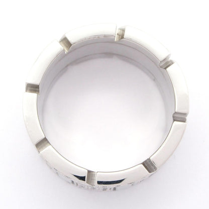Cartier Ring 51 Tank Francaise LM 18k White Gold Diamond Pave — view 4