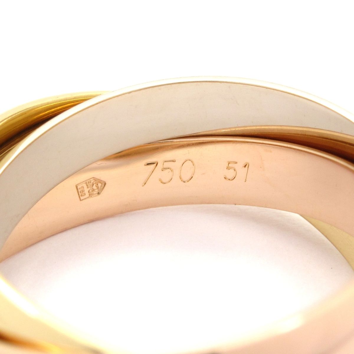 Cartier 51 Trinity 18k Three Ring — view 6