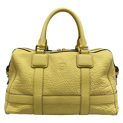 Loewe Handbag Paseo Yellow Leather