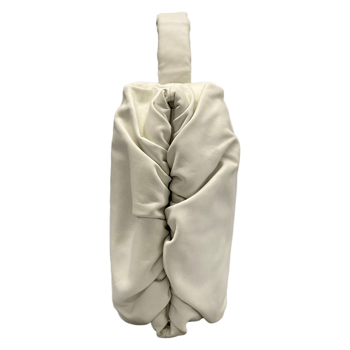 Bottega Veneta Shoulder Bag the Body Pouch White Gathered Leather