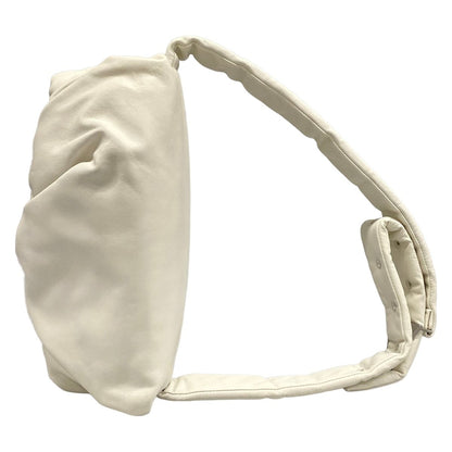 Bottega Veneta Shoulder Bag the Body Pouch White Gathered Leather — view 4