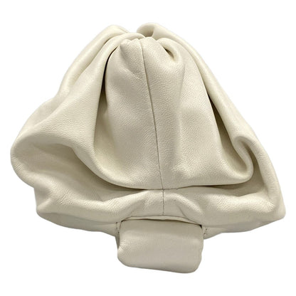 Bottega Veneta Shoulder Bag the Body Pouch White Gathered Leather — view 5