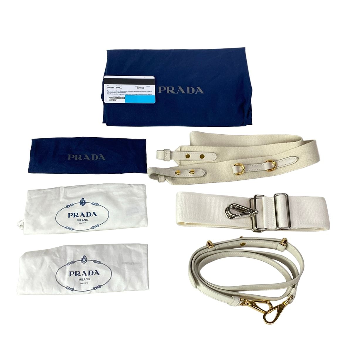 Prada Tote Drill White — view 8