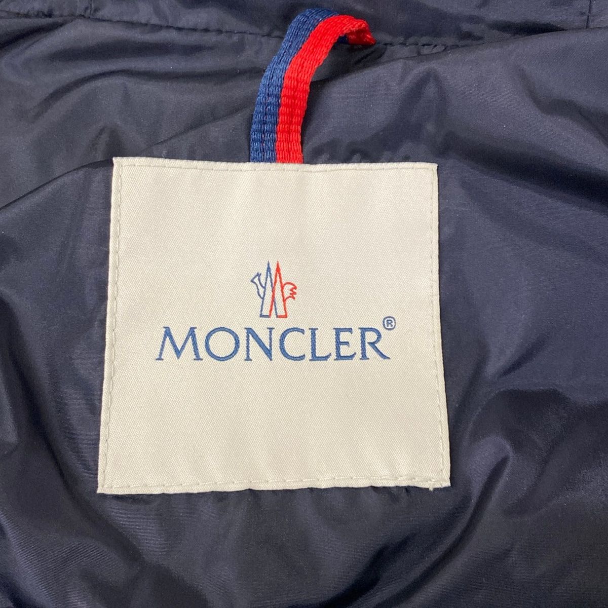 Moncler Down Jacket Coat 00 XS Khloe Dark Navy Long Sleeve Winter — view 3