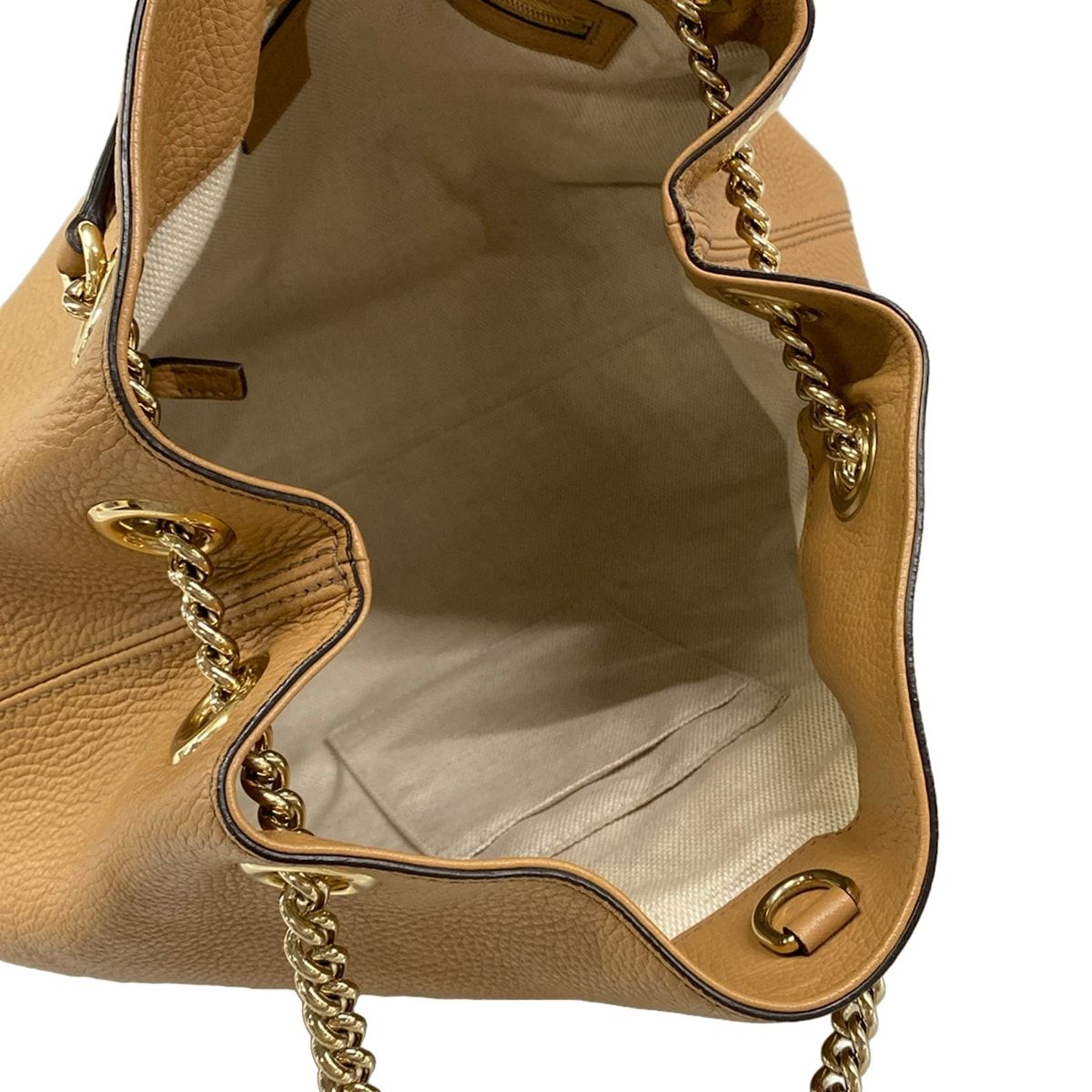 Gucci Shoulder Bag Soho Light Brown Leather — view 7