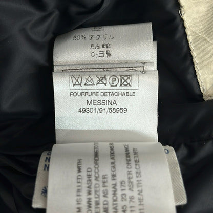 Moncler Down Jacket Coat 00 XS Messina Dark Brown Gray Long Sleeve Winter — view 6