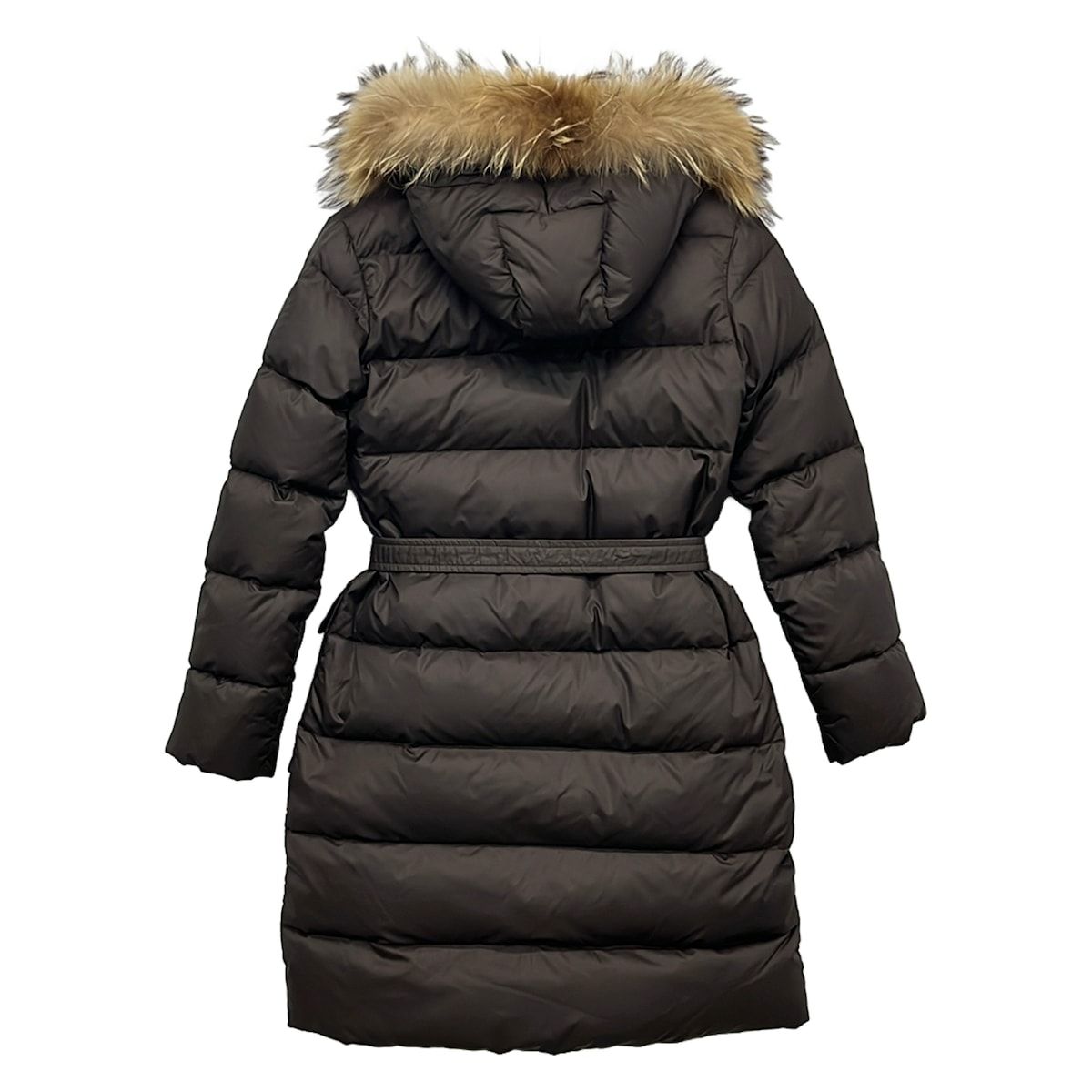 Moncler Down Jacket Coat 00 XS Messina Dark Brown Gray Long Sleeve Winter — view 2