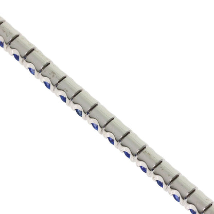 Cartier Essential Line Sapphire Bracelet 18k White Gold — view 8
