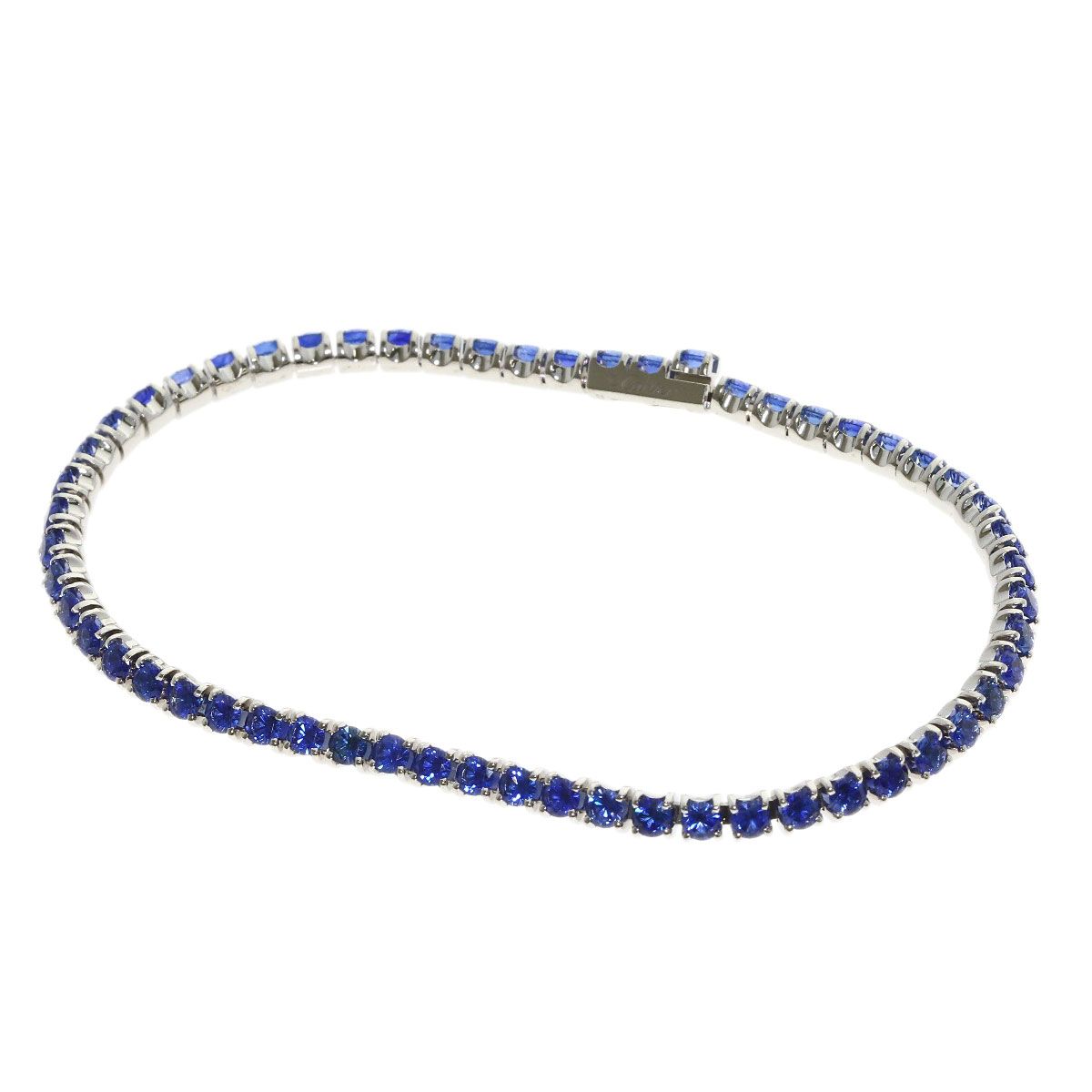 Cartier Essential Line Sapphire Bracelet 18k White Gold
