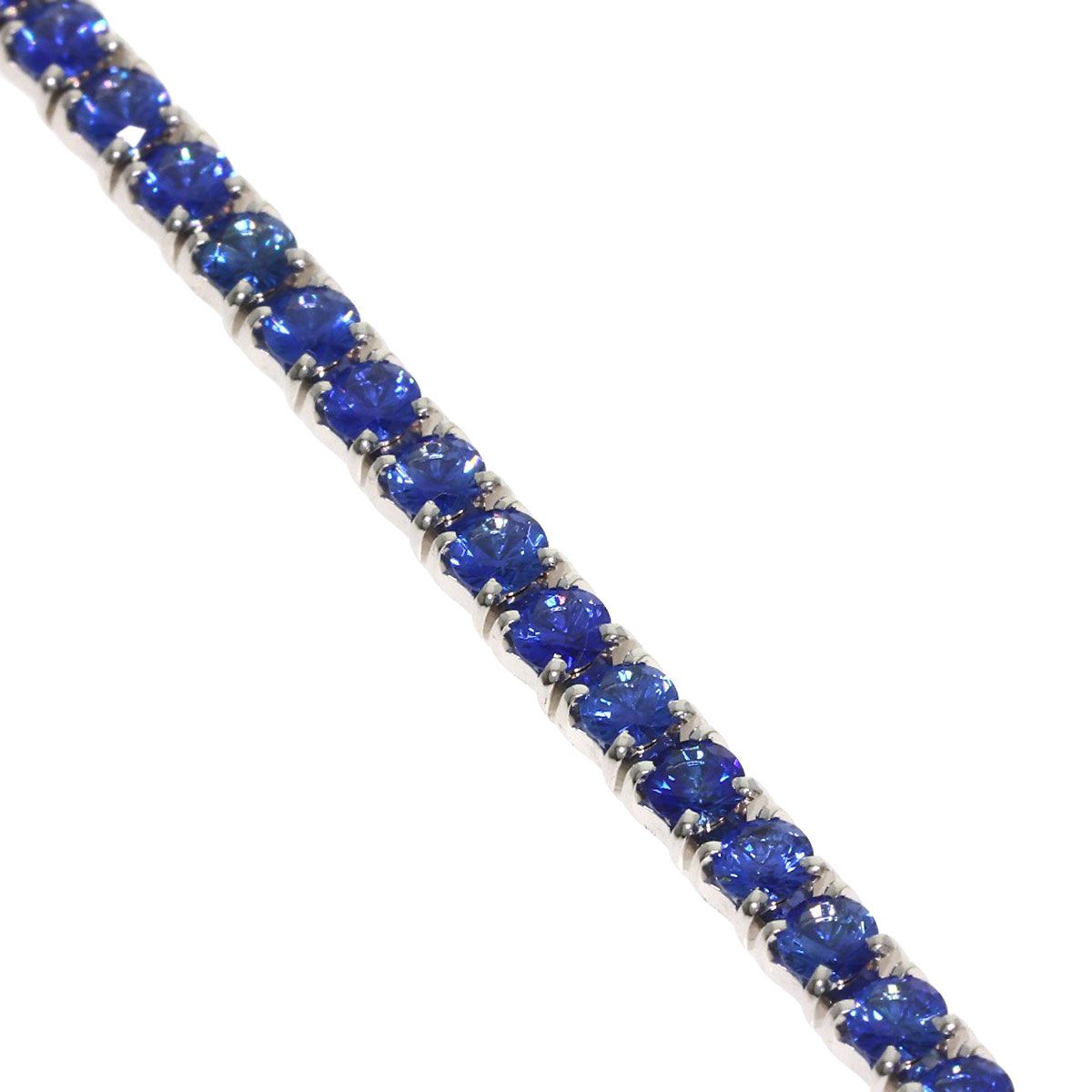 Cartier Essential Line Sapphire Bracelet 18k White Gold — view 4