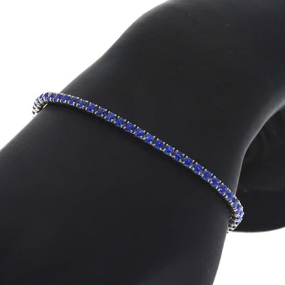 Cartier Essential Line Sapphire Bracelet 18k White Gold — view 7
