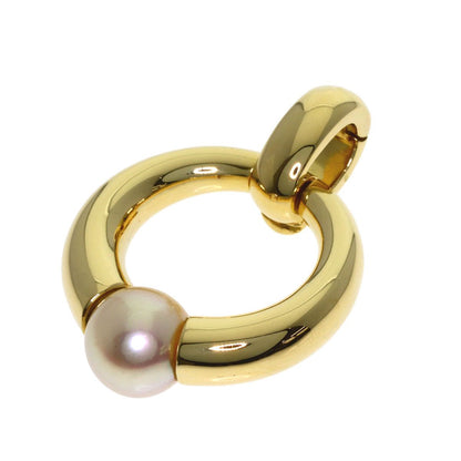Cartier Pearl Pendant Top 18k Yellow Gold