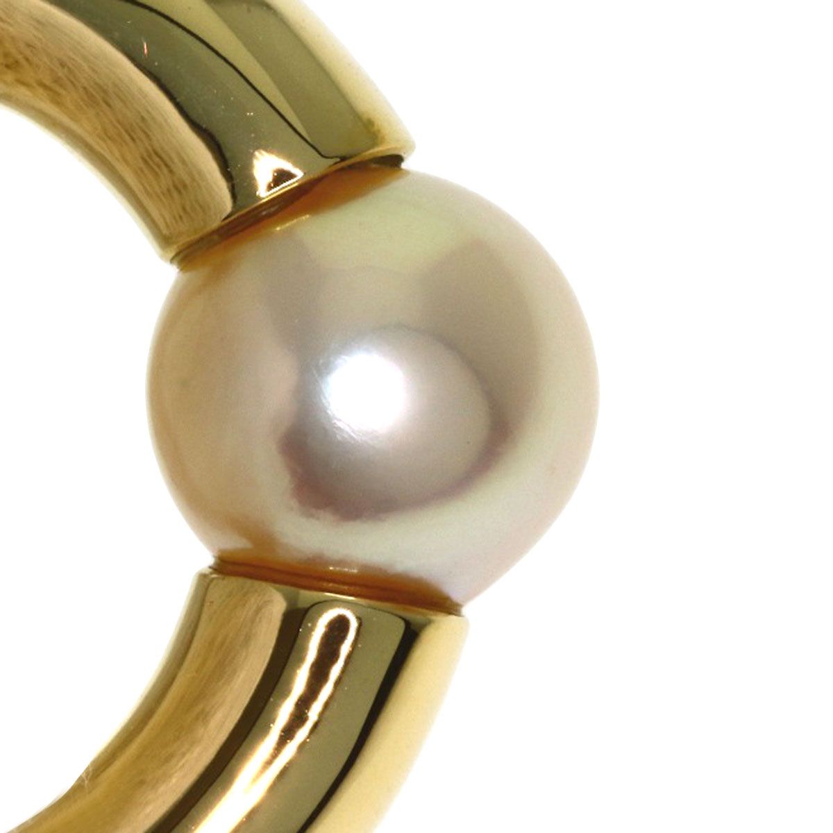 Cartier Pearl Pendant Top 18k Yellow Gold — view 5