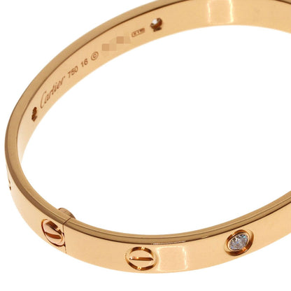 Cartier Love Bracelet Classic Half Diamond Driver 18k Pink Gold — view 4
