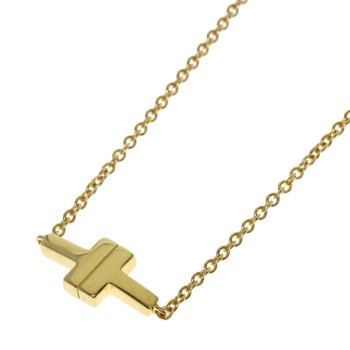 Tiffany & Co T Tow Double Chain Bracelet 18k Yellow Gold — view 2