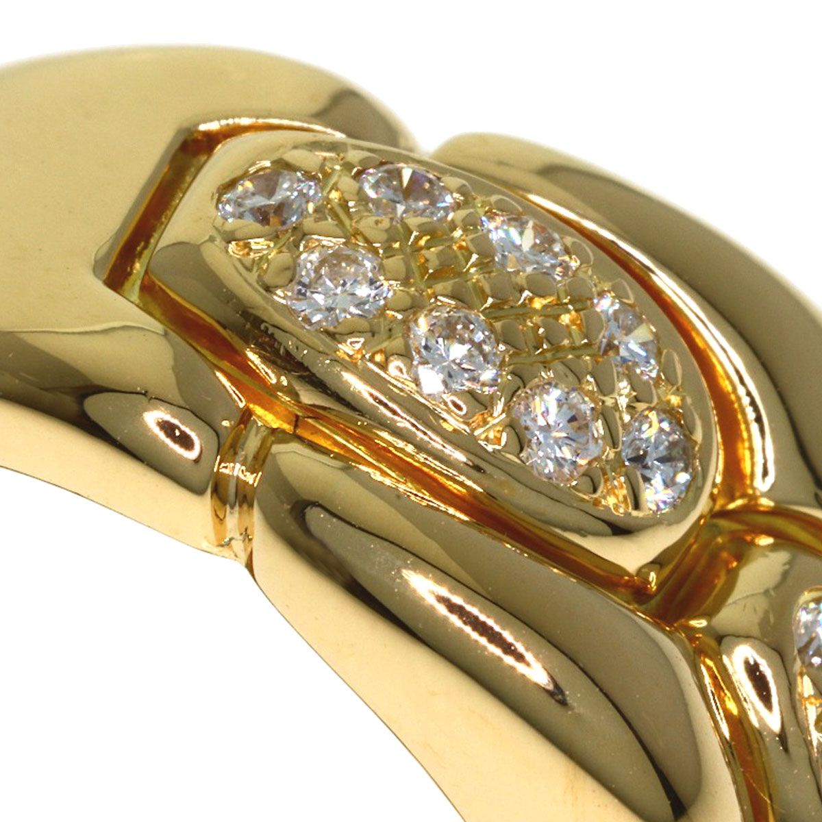 Cartier Astre Diamond Ring 54 18k Yellow Gold