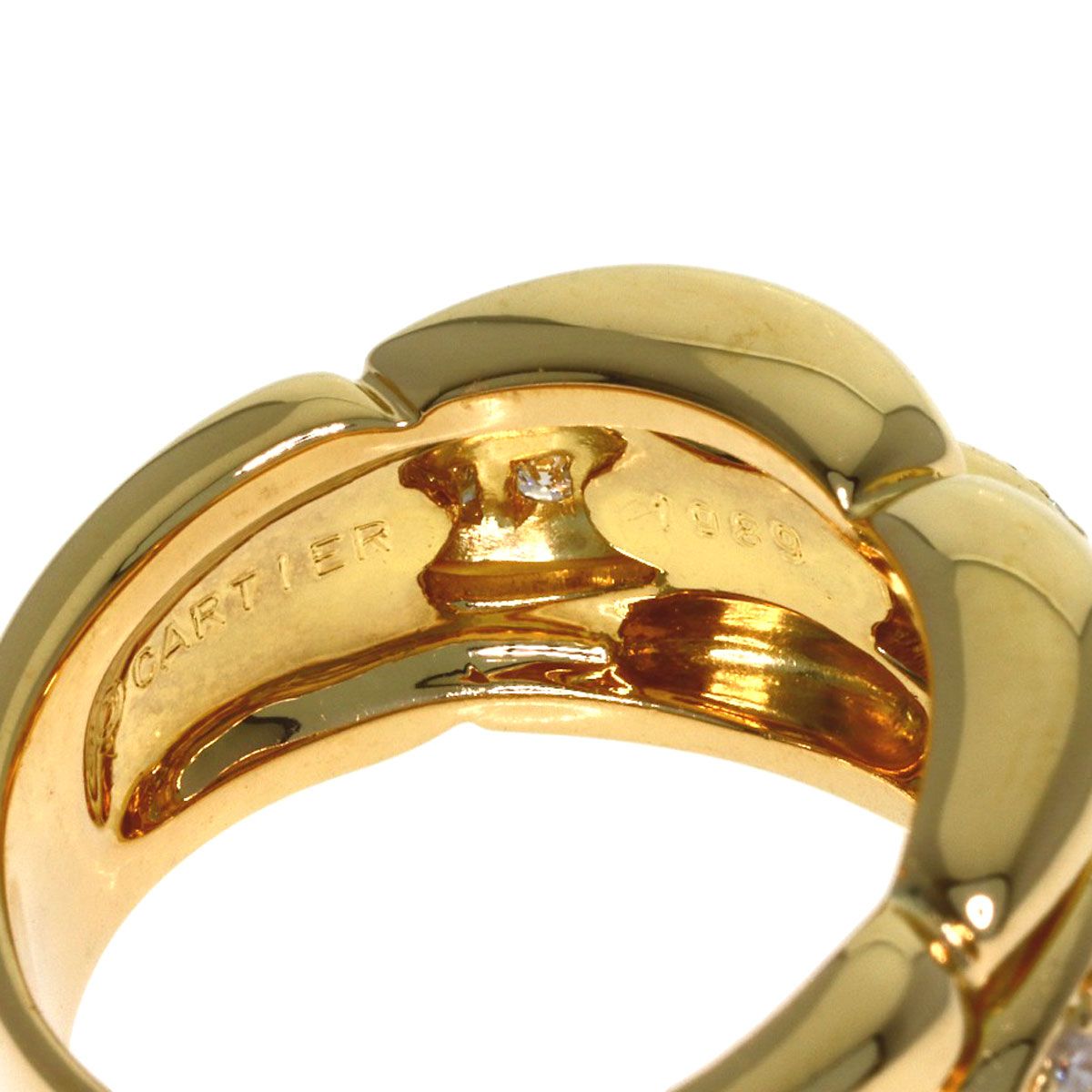 Cartier Astre Diamond Ring 54 18k Yellow Gold — view 6