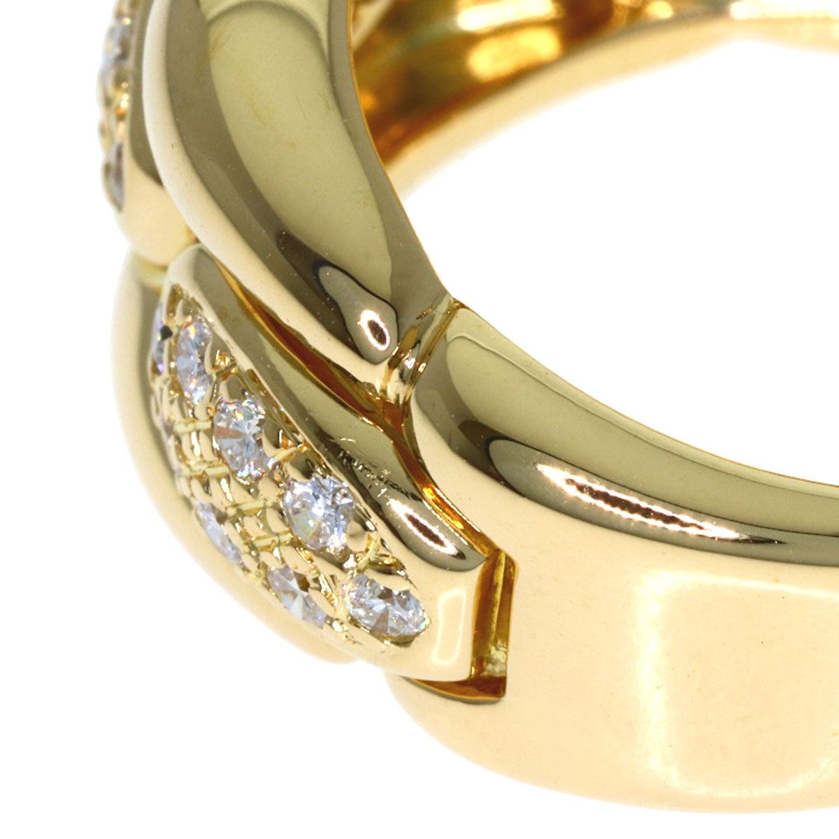 Cartier Astre Diamond Ring 54 18k Yellow Gold