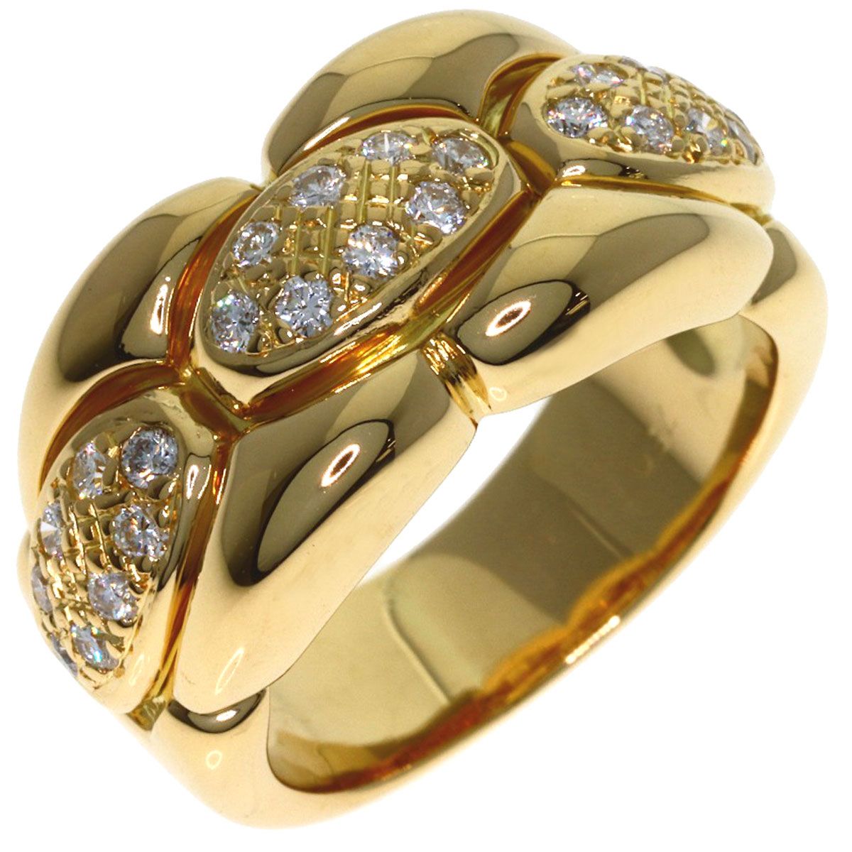 Cartier Astre Diamond Ring 54 18k Yellow Gold — view 2