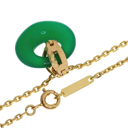 Van Cleef & Arpels Angelic Chalcedony Diamond Necklace 18k Yellow Gold — view 2