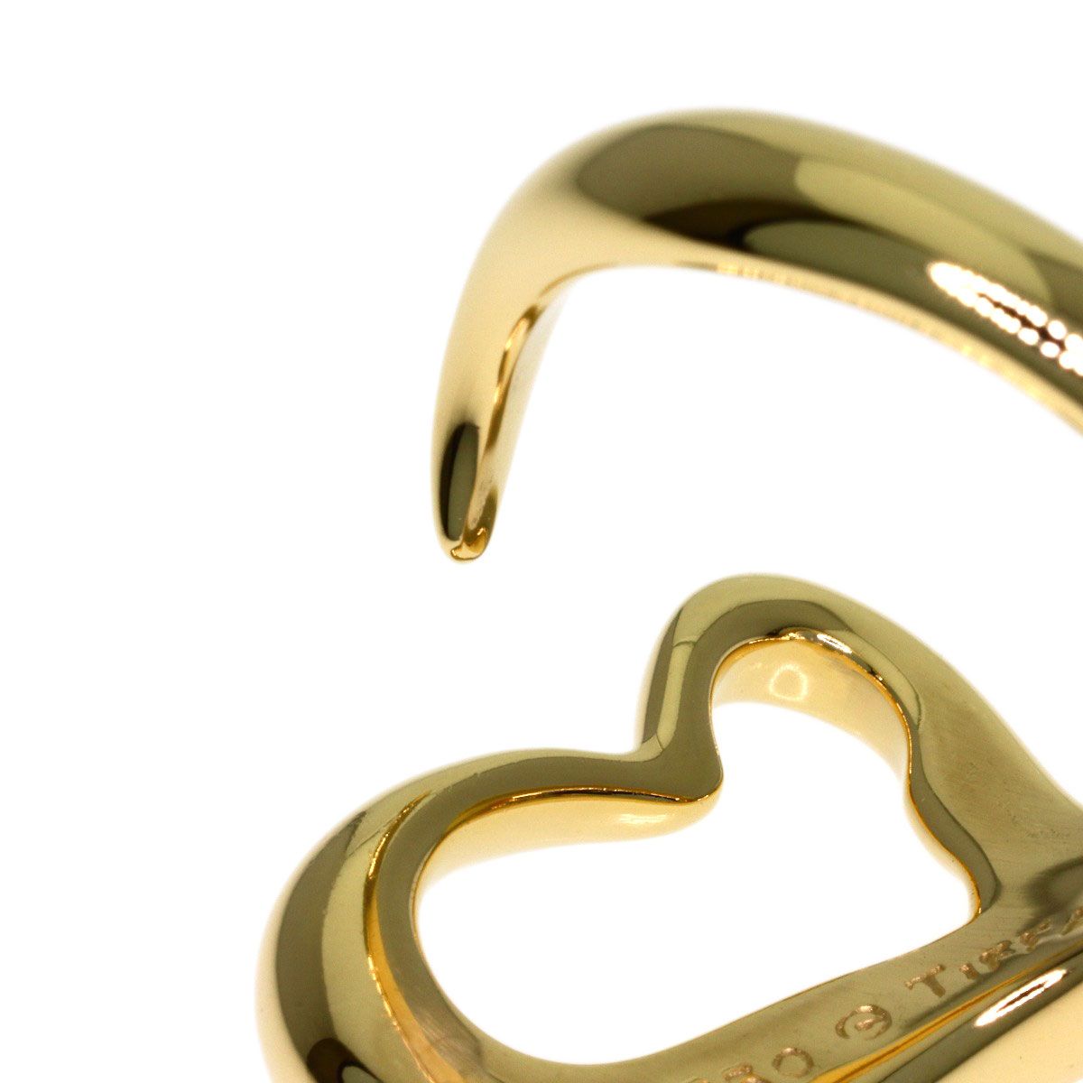 Tiffany & Co Open Heart Ring 18k Yellow Gold — view 8