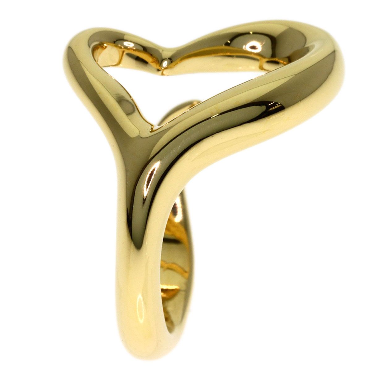 Tiffany & Co Open Heart Ring 18k Yellow Gold — view 3
