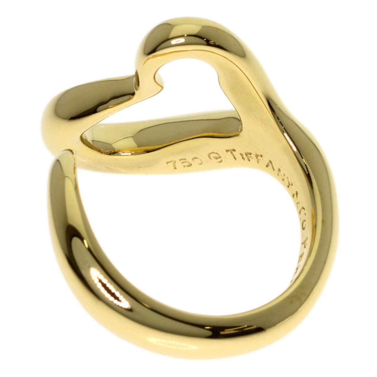 Tiffany & Co Open Heart Ring 18k Yellow Gold — view 4