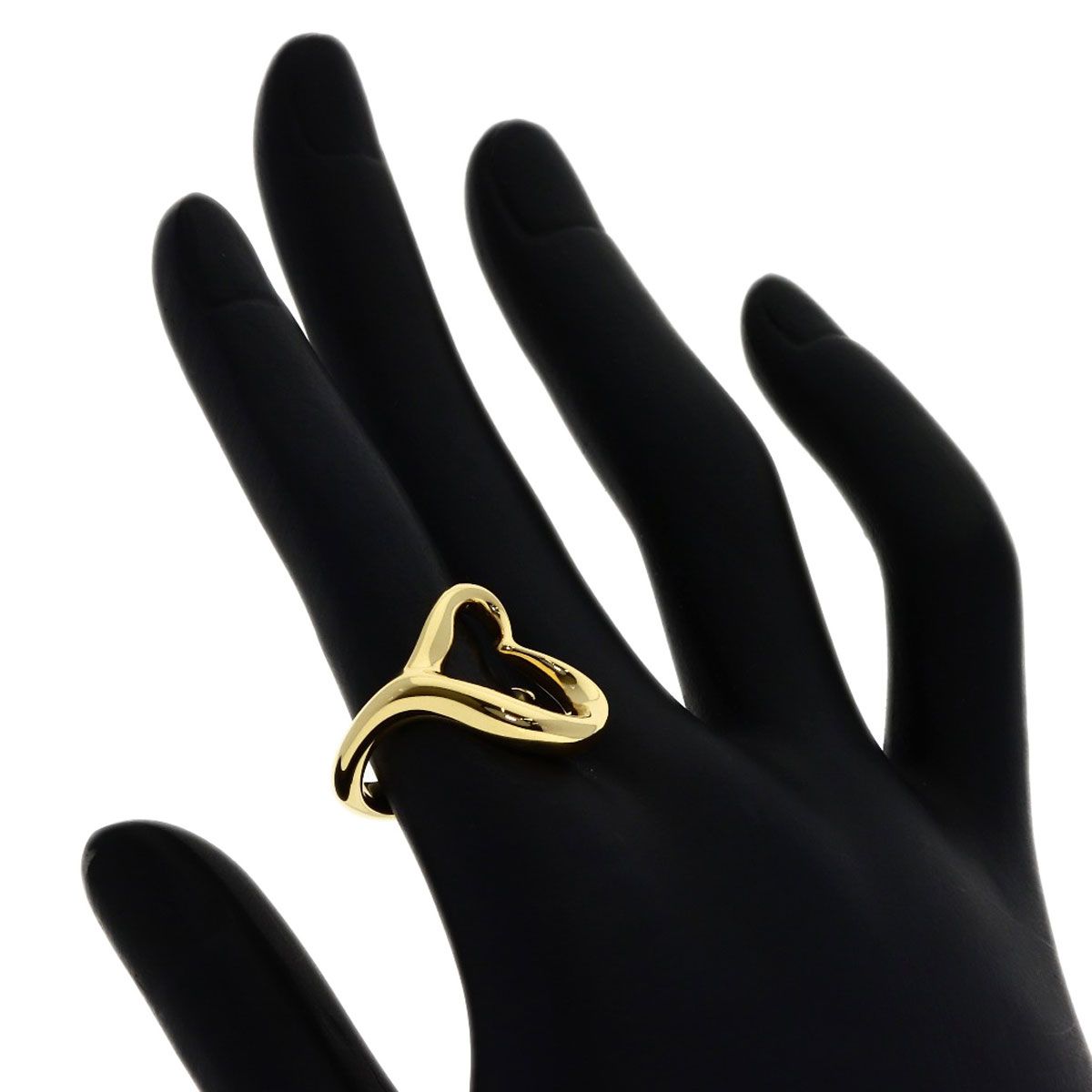 Tiffany & Co Open Heart Ring 18k Yellow Gold — view 5