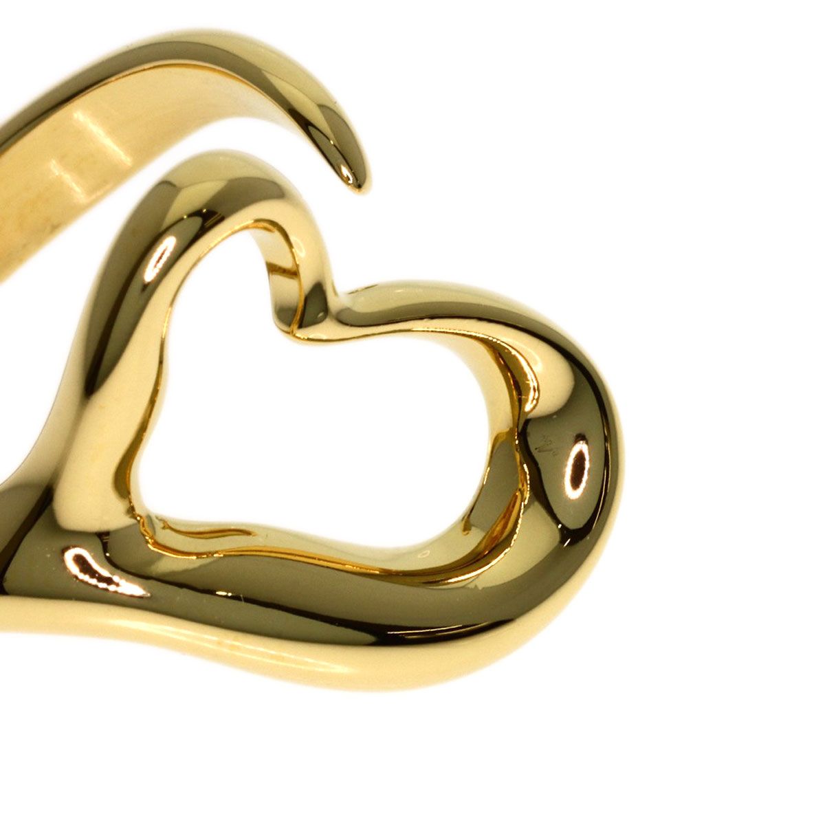 Tiffany & Co Open Heart Ring 18k Yellow Gold — view 6