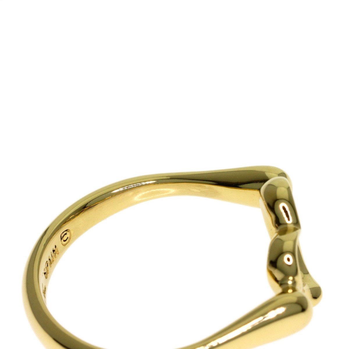 Tiffany & Co Open Heart Ring 18k Yellow Gold — view 9