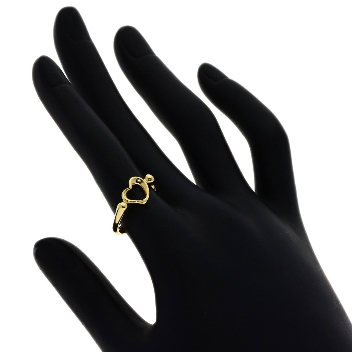 Tiffany & Co Open Heart Ring 18k Yellow Gold — view 6
