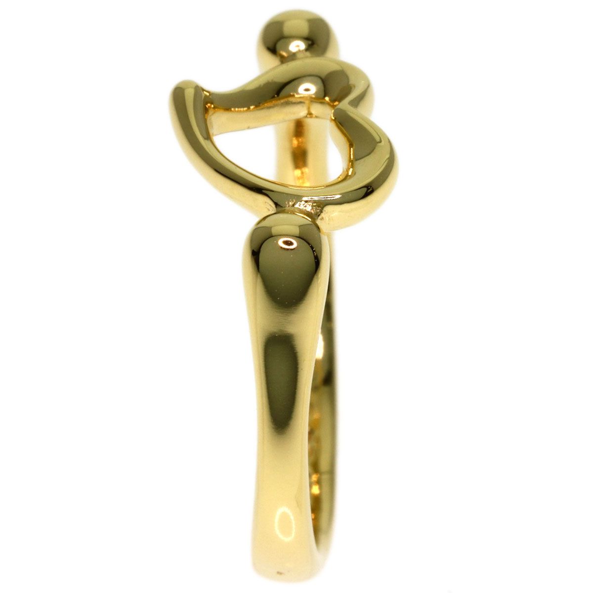 Tiffany & Co Open Heart Ring 18k Yellow Gold — view 3
