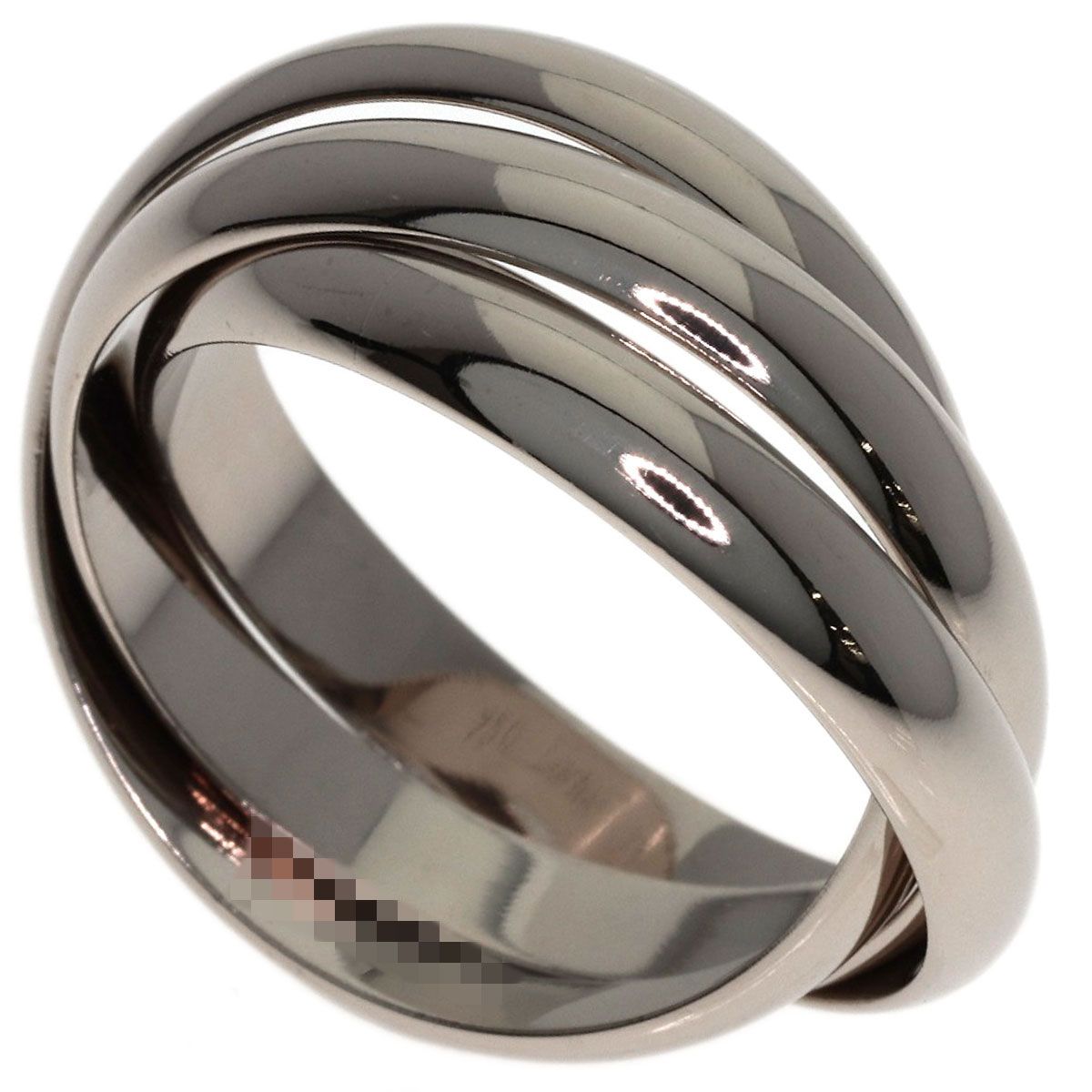 Cartier Trinity 47 Ring 18k White Gold