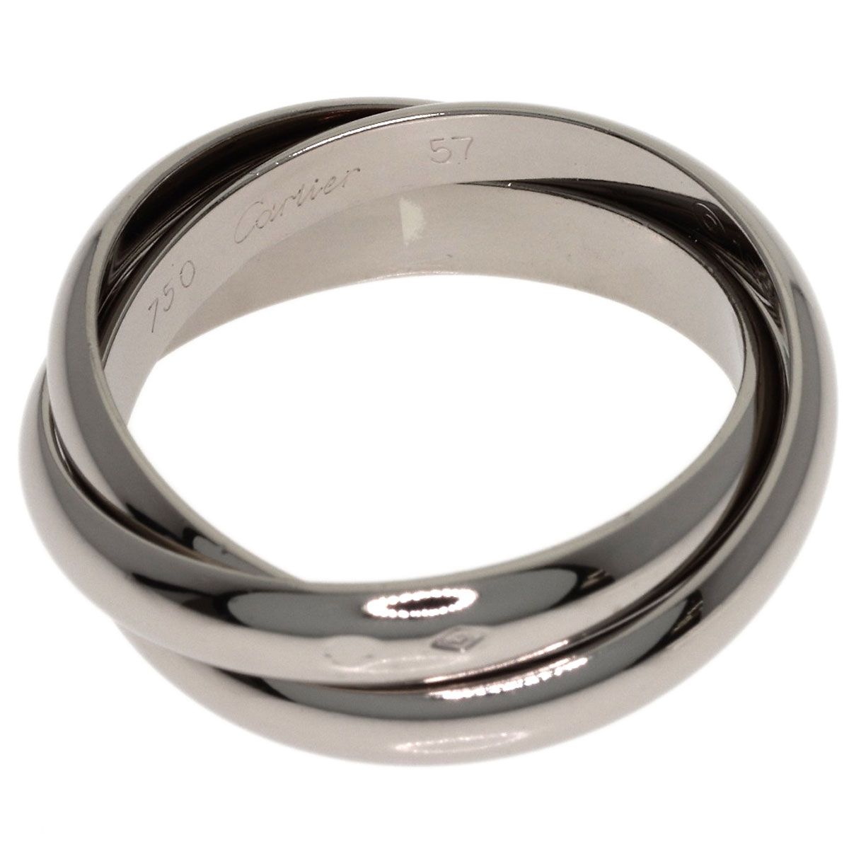 Cartier Trinity 47 Ring 18k White Gold — view 3