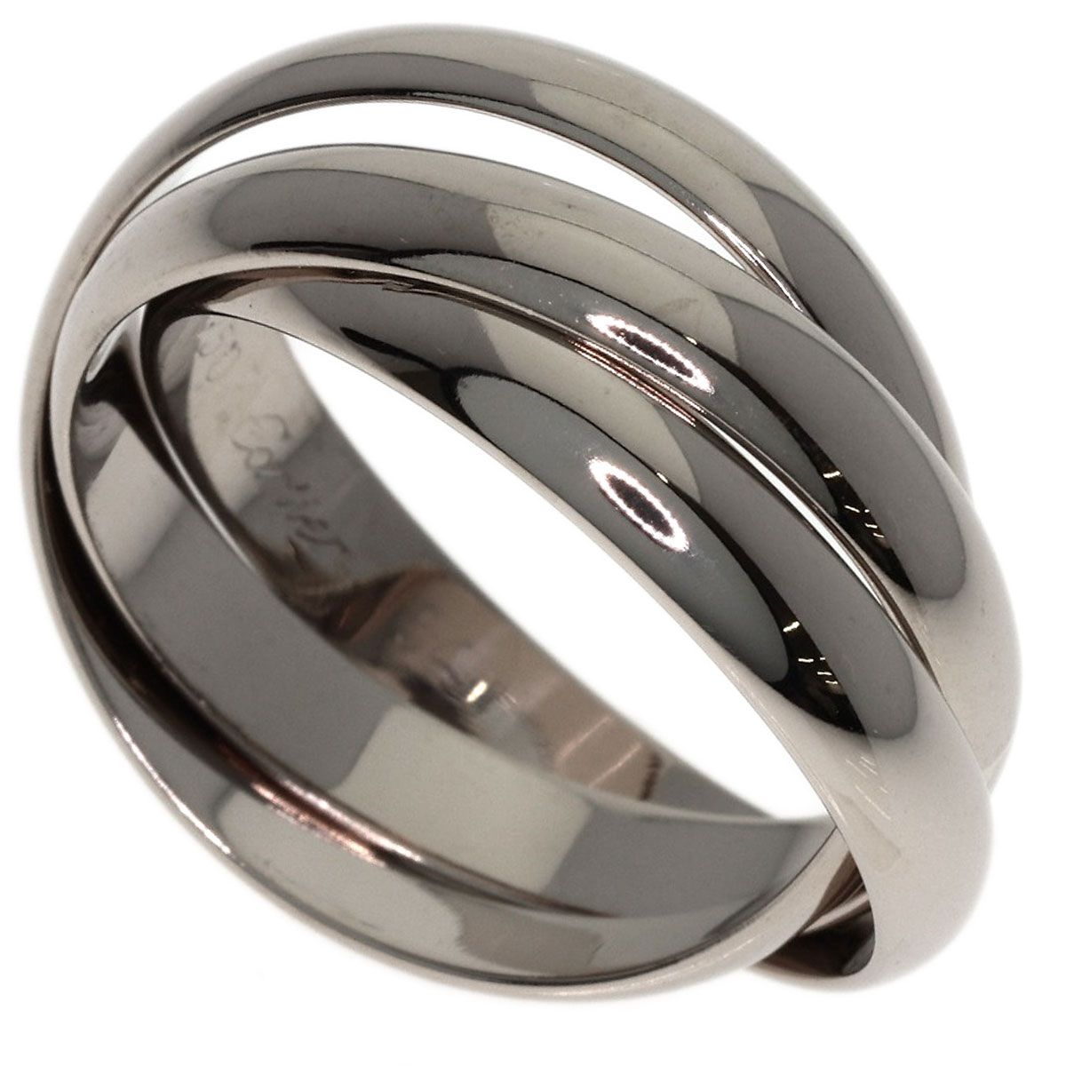 Cartier Trinity 54 Ring 18k White Gold